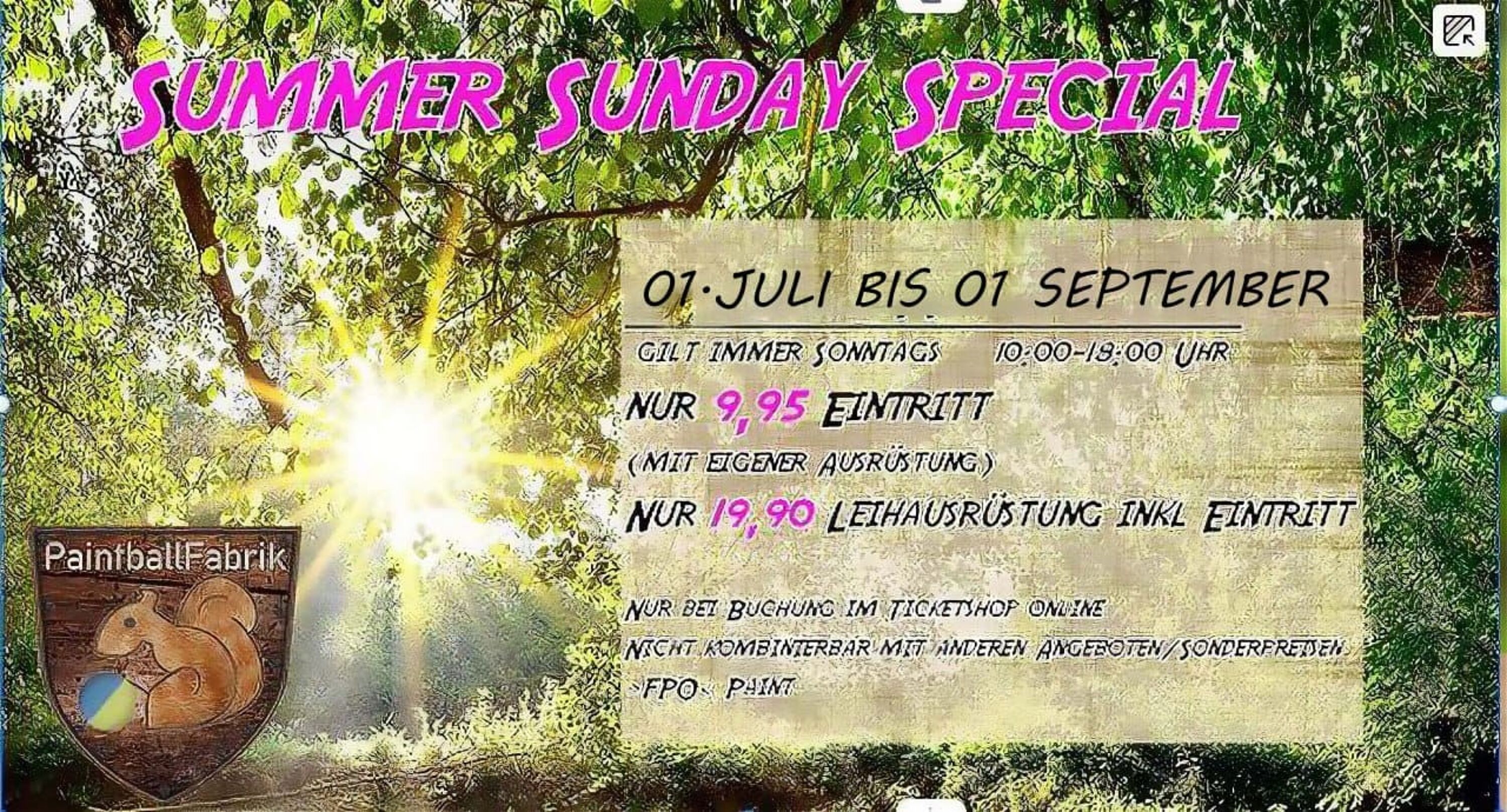 Summer Sunday Special Summer Sunday Special