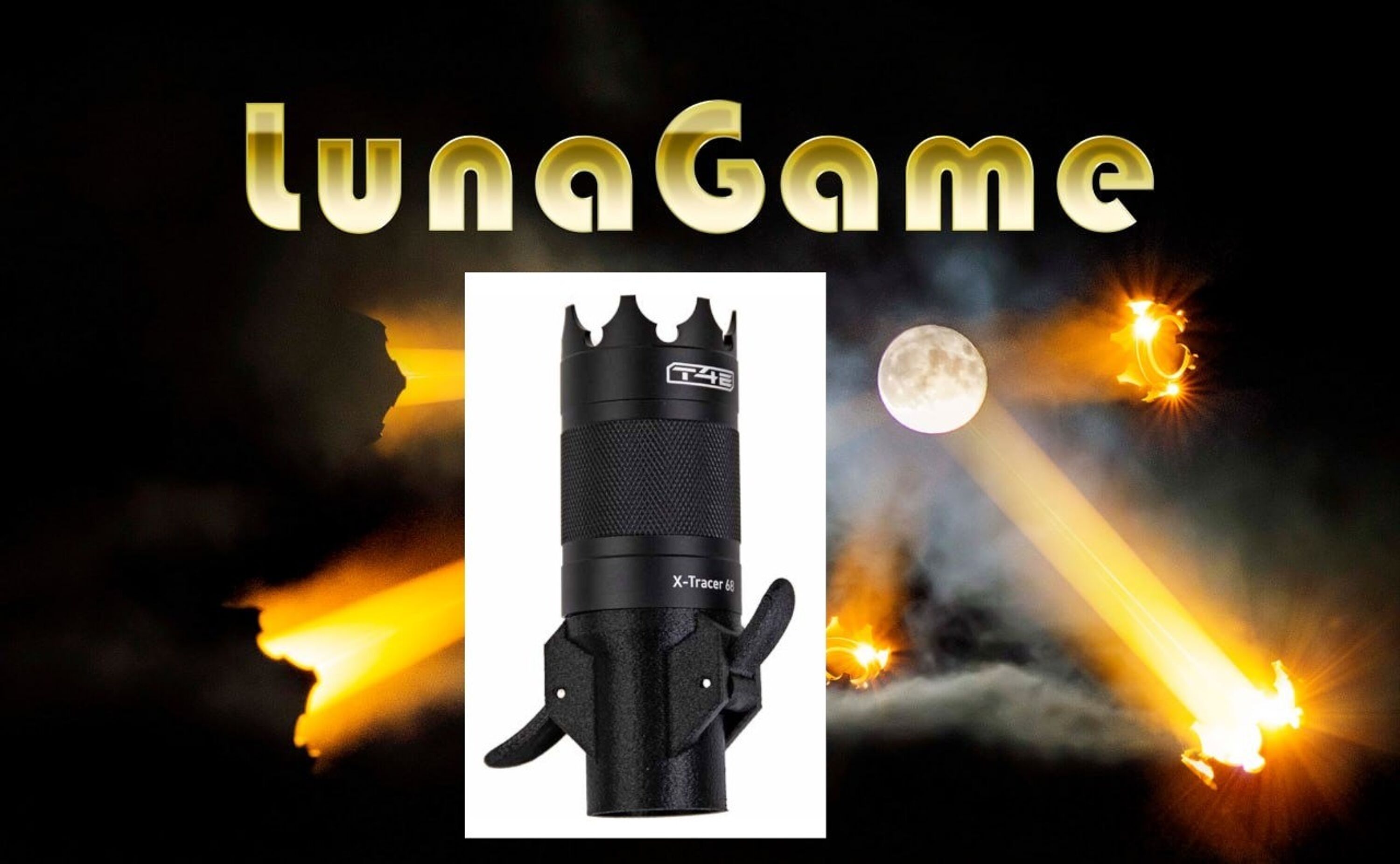 Luna Games MIETE Tracer-Unit Licht, Aufflackern, Nacht, Draußen, Beleuchtung,